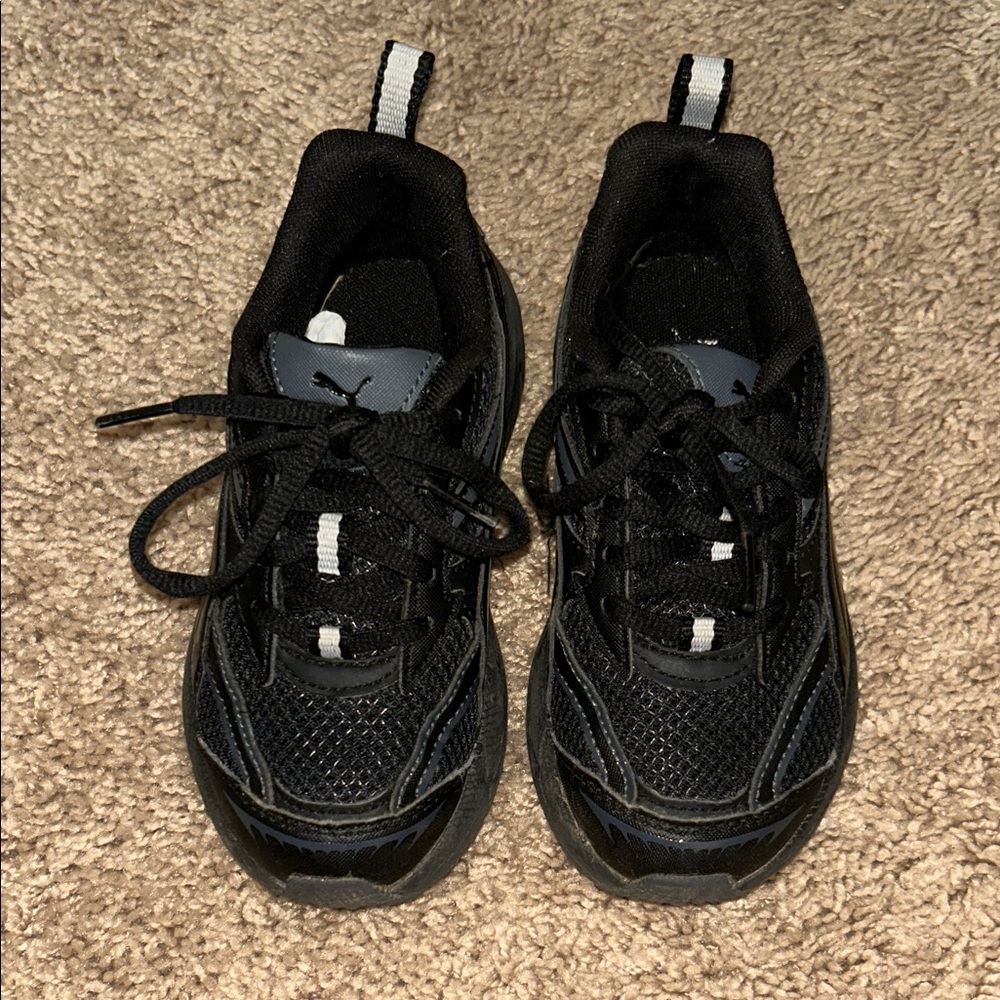 Puma Kids Black Sneakers
